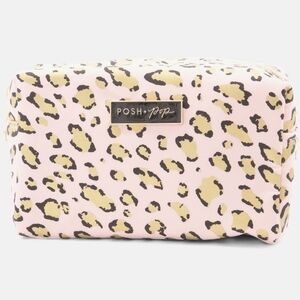Posh + Pop Women Allover Print Cosmetic Bag, Multicolor